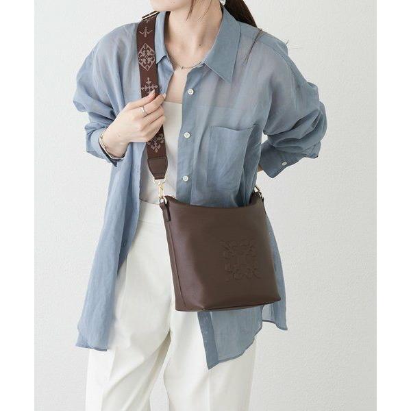 russet / ラシット 《WEB限定》スタンダードミニショルダーバッグ <エンボスモノグラム>の画像