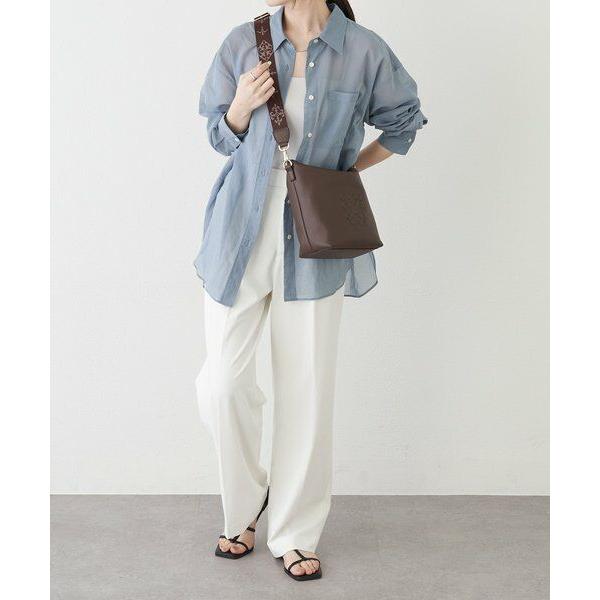 russet / ラシット 《WEB限定》スタンダードミニショルダーバッグ <エンボスモノグラム>の画像