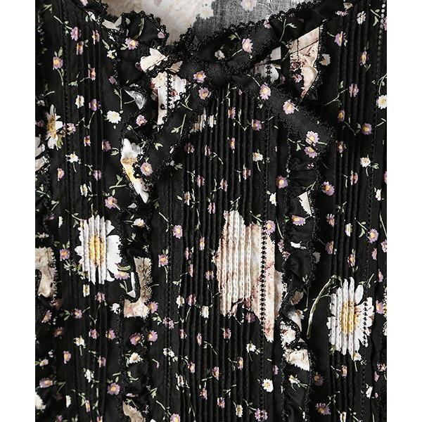 ピンクハウスヒナギクのミディ丈ワンピース PINK HOUSE（ピンクハウス）の「ひなぎくテディプリントミディ