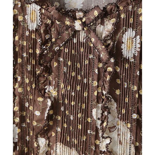 PINK HOUSE（ピンクハウス） ひなぎくテディプリントミディワンピース