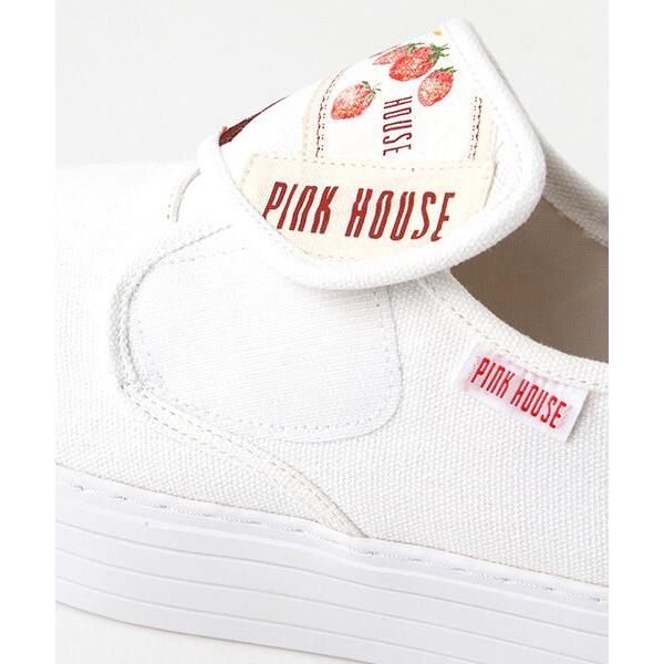 PINK HOUSE / ピンクハウス ネームワッペン使いベルクロスニーカー