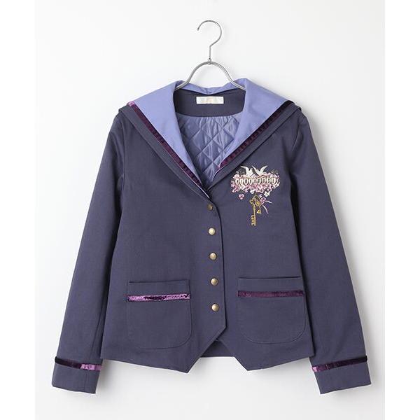 PINK HOUSE / ピンクハウス フィフティバイオレッツ刺繍入りセーラーカラージャケット 0000100264A2121FJ070タカシマヤファッションスクエア 通販