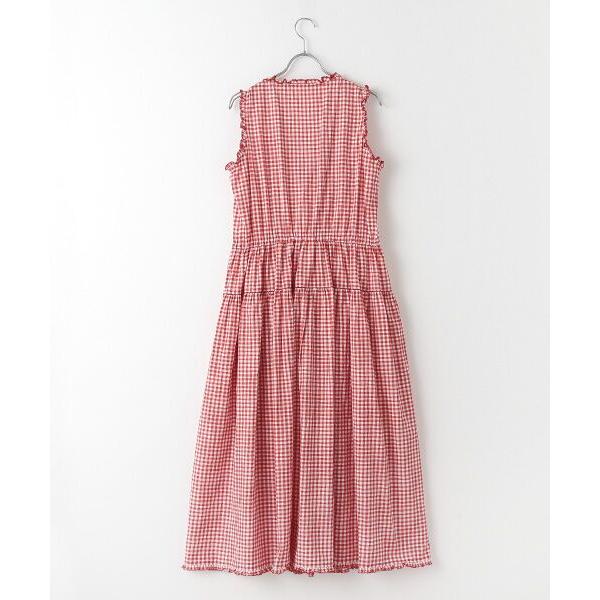 PINK HOUSE / ピンクハウス ギンガムチェックノースリーブワンピース  