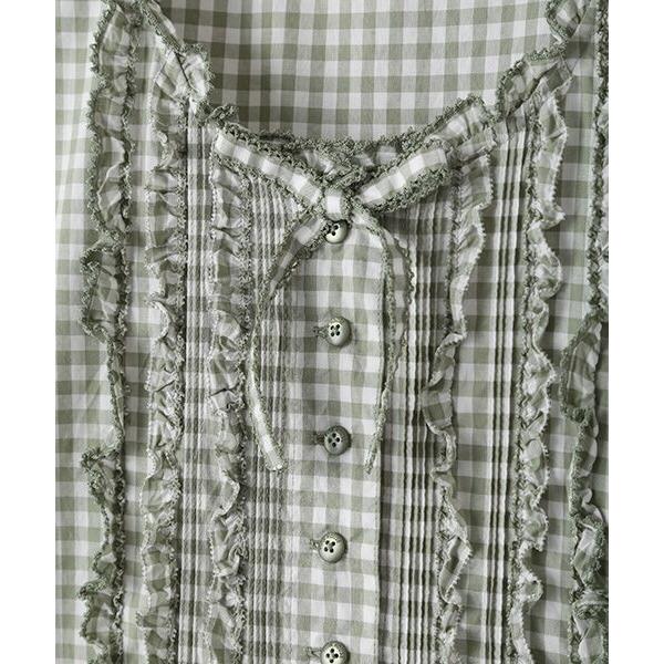 PINK HOUSE / ピンクハウス ギンガムチェックノースリーブワンピース  