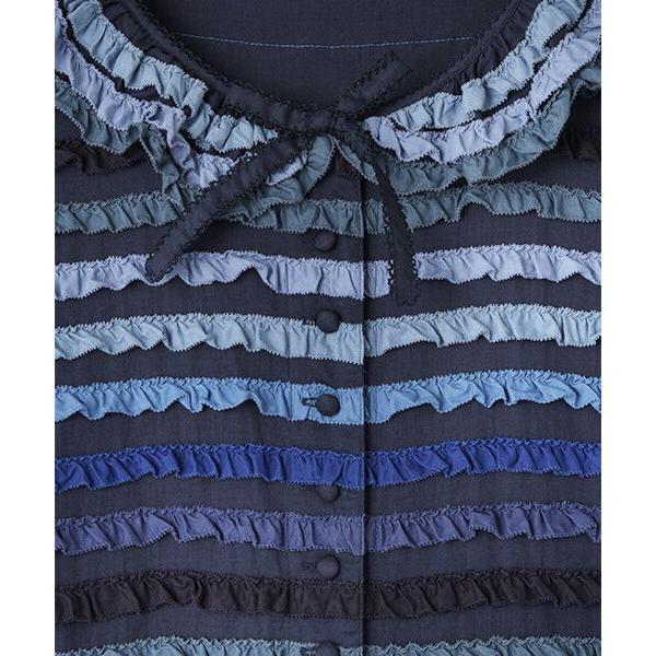 PINK HOUSE（ピンクハウス） ミックスフリル使いワンピース