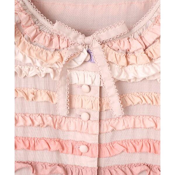 PINK HOUSE（ピンクハウス） ミックスフリル使いワンピース