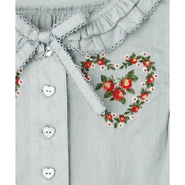 PINK HOUSE / ピンクハウス Rambling Hearts刺繍入りブラウス  