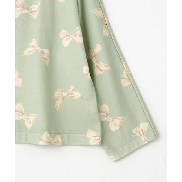 PINK HOUSE / ピンクハウス ベルベットリボンプリントスウェット