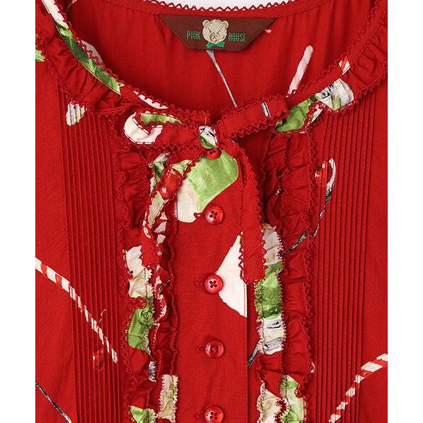 ピンクハウス フリルワンピース(赤) まいかママ様ピンクハウスワンピース