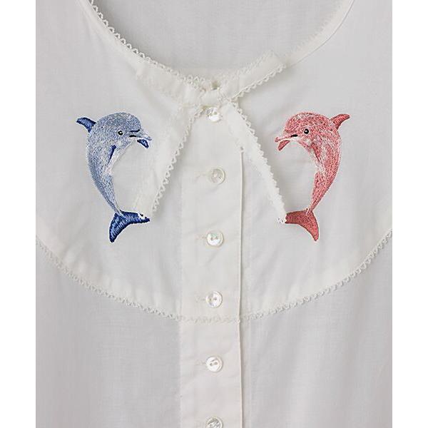 PINK HOUSE / ピンクハウス いるか刺繍入りワンピース : タカシマヤ