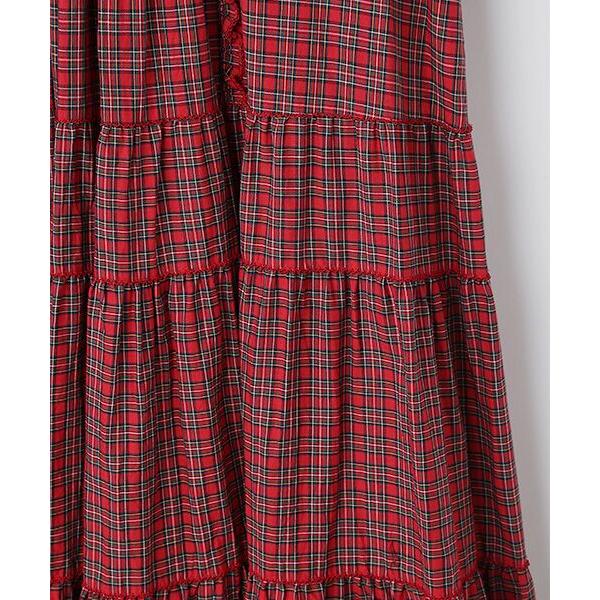 ピンクハウスタータンチェックワンピース PINK HOUSE / ピンクハウス タータンチェックワンピース