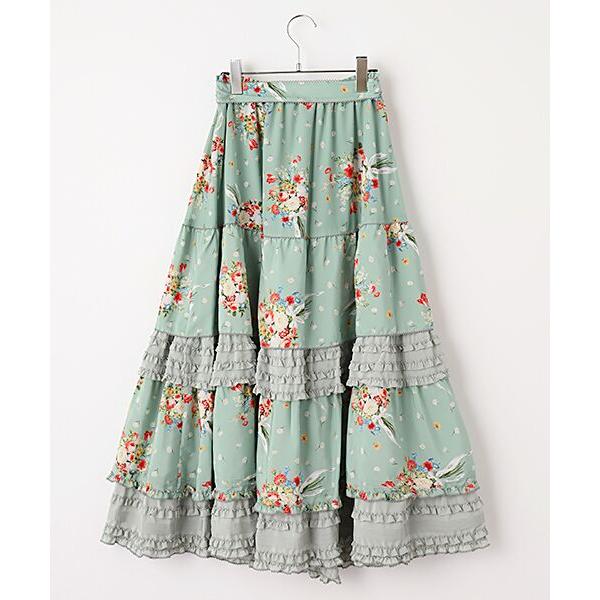 PINK HOUSE（ピンクハウス） ブーケプリントスカート : タカシマヤ