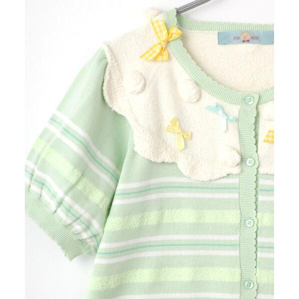 PINK HOUSE - PINKHOUSE ピンクハウス　レモン　カーディガン　紺 ハニーレモンテディヨークカーディガン｜ピンクハウス