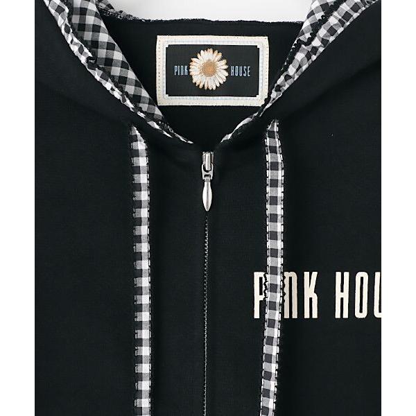 PINK HOUSE / ピンクハウス ギンガムチェック使いパーカー