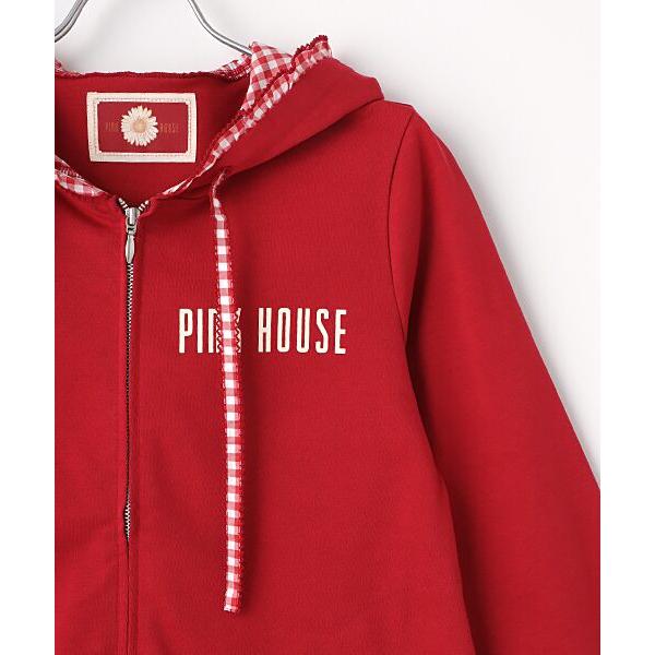 PINK HOUSE（ピンクハウス） ギンガムチェック使いパーカー
