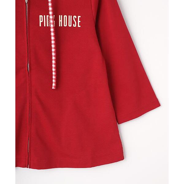 PINK HOUSE（ピンクハウス） ギンガムチェック使いパーカー