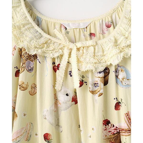 PINK HOUSE（ピンクハウス） スイーツスプリングバニープリントミディ