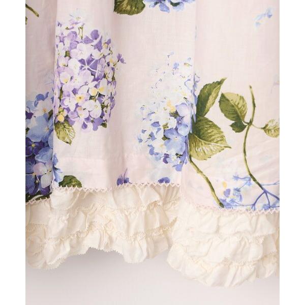 ピンクハウス　あじさい　ミディワンピース PINK HOUSE × misako aoki 】sweets lop ear bunnyミディ