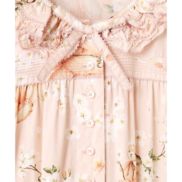 ピンクハウス桜ワンピース中古 PINK HOUSE（ピンクハウス） 桜Teddyプリントワンピース : タカシマヤ