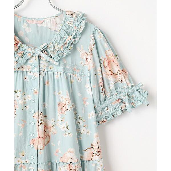 ピンクハウス桜ワンピース中古 PINK HOUSE（ピンクハウス） 桜Teddyプリントワンピース : タカシマヤ