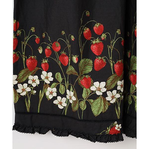 ピンクハウス いちご刺繍 ワンピース PINK HOUSE / ピンクハウス いちごプリントワンピース