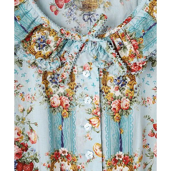 ピンクハウス 壁紙模様ワンピース ピンク PINK HOUSE（ピンクハウス