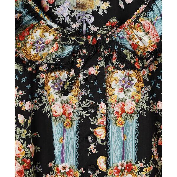 PINK HOUSE（ピンクハウス） 壁紙模様プリントワンピース : タカシマヤ