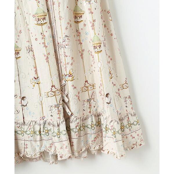 PINK HOUSE / ピンクハウス メリーゴーラウンドプリントノースリーブ