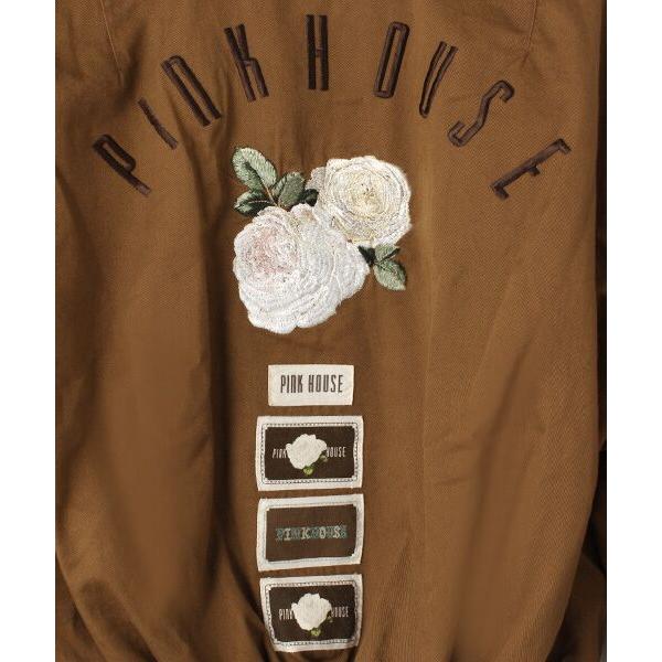 本日のみ3万円⭐︎ピンクハウスホワイトローズ刺繍ブルゾン ホワイトローズ刺繍ブルゾン （ブルゾン）｜PINK HOUSE / ピンク