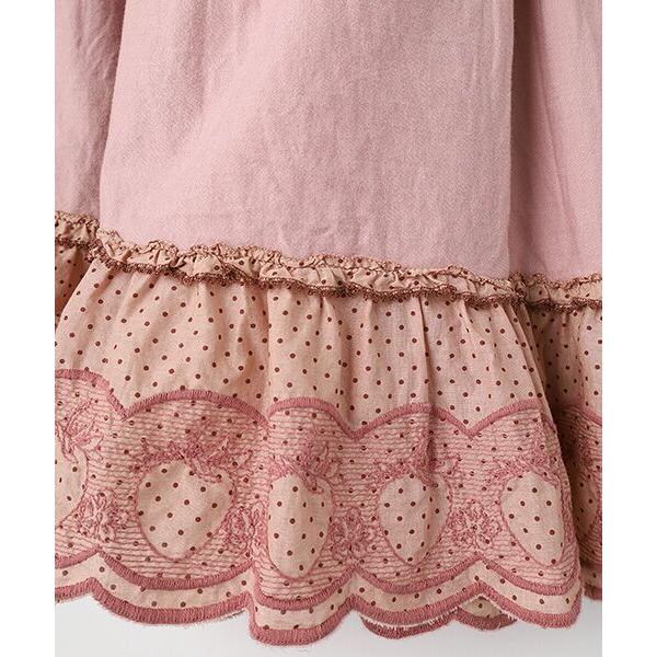 PINK HOUSE / ピンクハウス いちごステッチレース使いライト PINK HOUSE / ピンクハウス いちごステッチレース使いライト