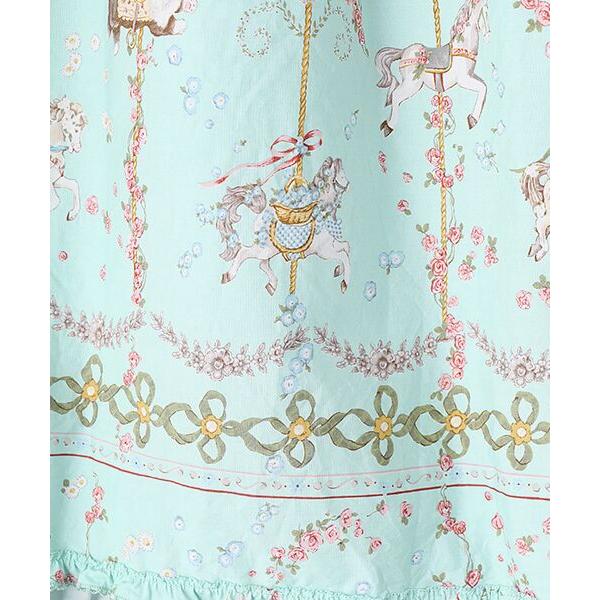 PINK HOUSE / ピンクハウス メリーゴーラウンドプリントスカートの画像