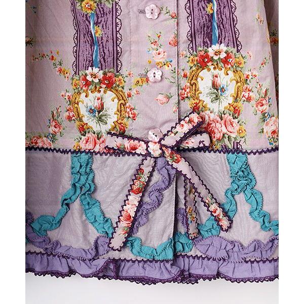 PINK HOUSE / ピンクハウス 壁紙模様プリントスカート