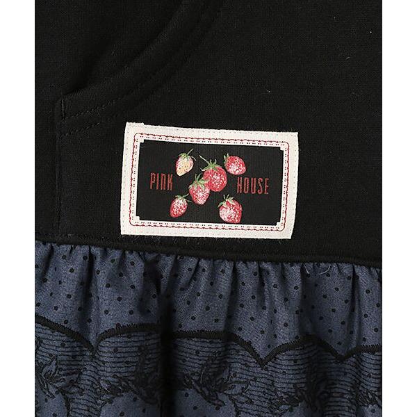 PINK HOUSE / ピンクハウス いちごステッチレース使いパーカー PINK HOUSE / ピンクハウス いちごステッチレース使いパーカー