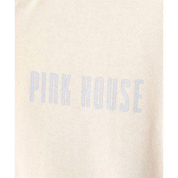 PINK HOUSE / ピンクハウス あじさいグラデーションロゴアップリケパーカーの画像