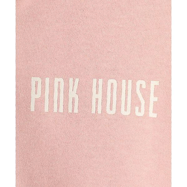 PINK HOUSE / ピンクハウス あじさいグラデーションロゴアップリケパーカーの画像