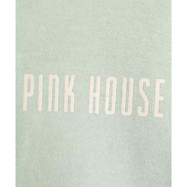 PINK HOUSE / ピンクハウス あじさいグラデーションロゴアップリケパーカーの画像