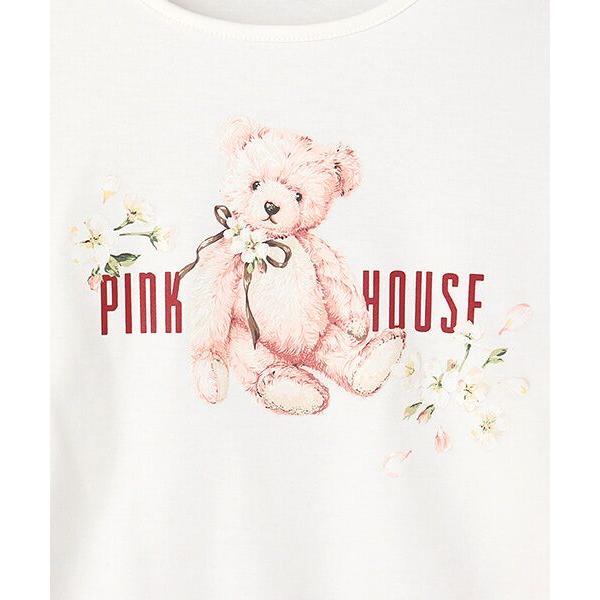 PINK HOUSE（ピンクハウス） 桜Teddyプリントカットソー : タカシマヤ