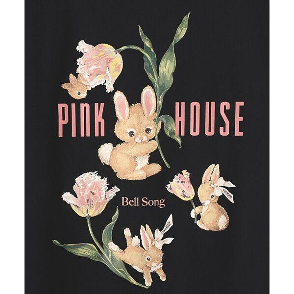 PINK HOUSE / ピンクハウス チューリップうさぎプリント PINK HOUSE / ピンクハウス チューリップうさぎプリント