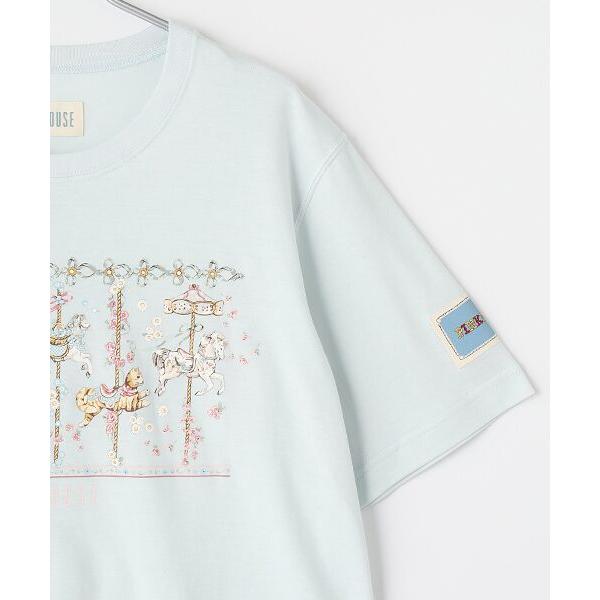 PINK HOUSE / ピンクハウス メリーゴーラウンドプリントカットソー