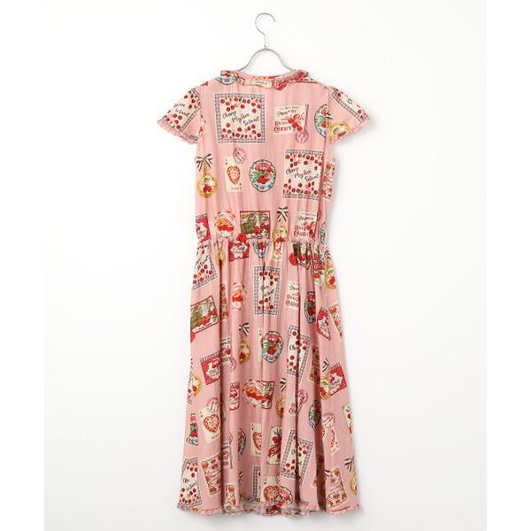 PINK HOUSE / ピンクハウス チェリープリントミディワンピース