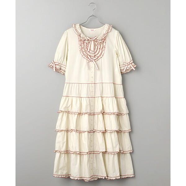 PINK HOUSE / ピンクハウス 配色使いティアードワンピース の商品画像