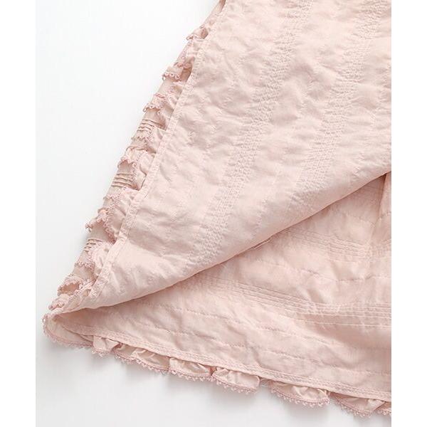 PINK HOUSE / ピンクハウス たくし上げリボン付きローンタブリエ