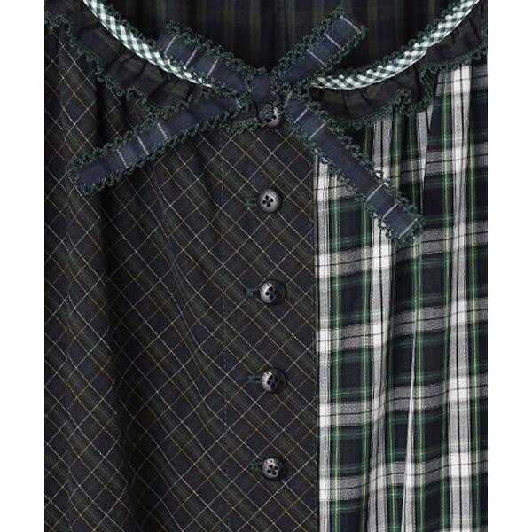 PINK HOUSE / ピンクハウス タータンチェックパッチワーク