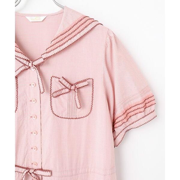 PINK HOUSE / ピンクハウス セーラーカラーワンピースの画像