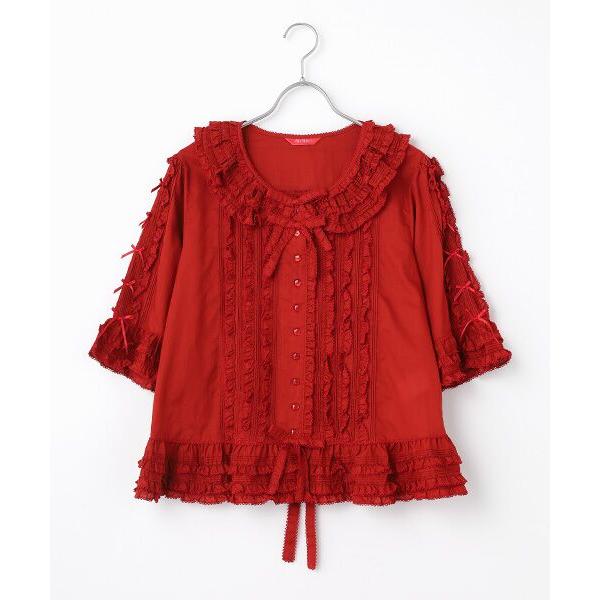 PINK HOUSE / ピンクハウス ローンフリルブラウス の商品画像