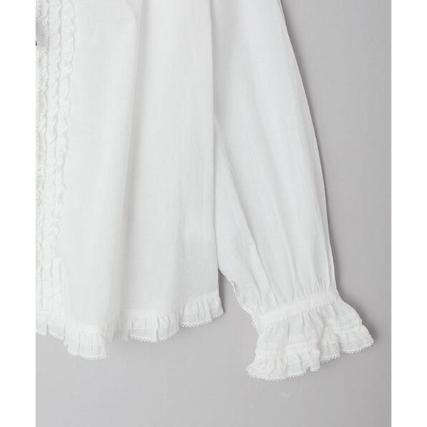 美品✨ピンクハウス　ピンタック　刺繍　フリルブラウス　ペプラム　ホワイト 美品✨ピンクハウス ピンタック 刺繍 フリルブラウス ペプラム