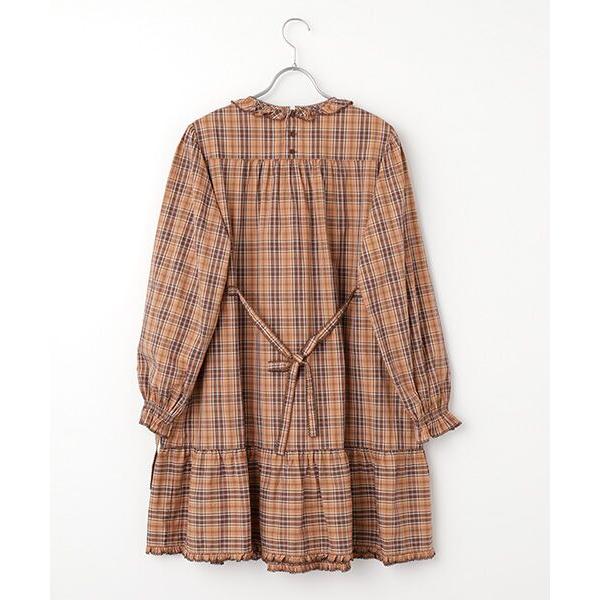 PINK HOUSE / ピンクハウス バラ園うさぎ刺繍入りエプロン付き