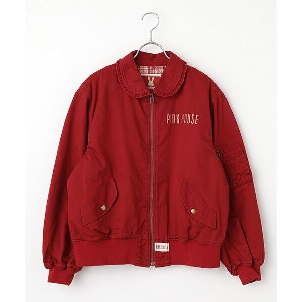 PINK HOUSE / ピンクハウス バラ園うさぎ刺繍ブルゾン : タカシマヤ
