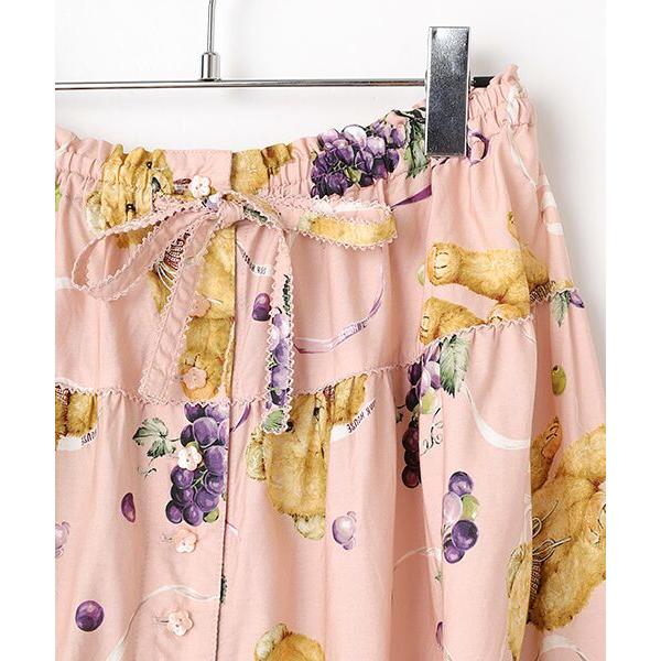 ピンクハウス　くま葡萄プリントパッチワークスカート くま葡萄プリントパッチワークスカート｜ピンクハウスオフィシャル
