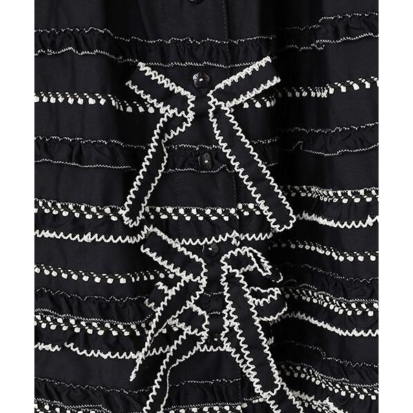 PINK HOUSE / ピンクハウス フローラルテープ使いスカート